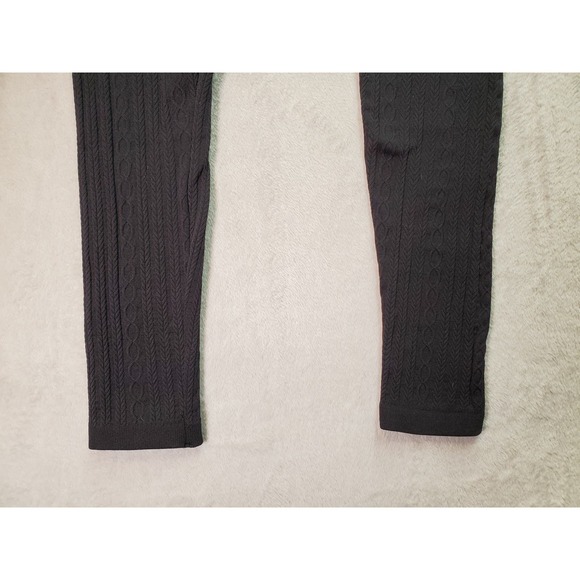 Lot Of 2 Ardene Activewear Leggings Women Medium Black Gray Polyester Skinny Leg - Picture 9 of 13